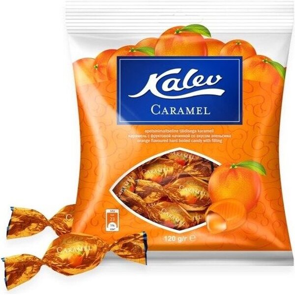 Kalev Karamelli appelsiini 150g