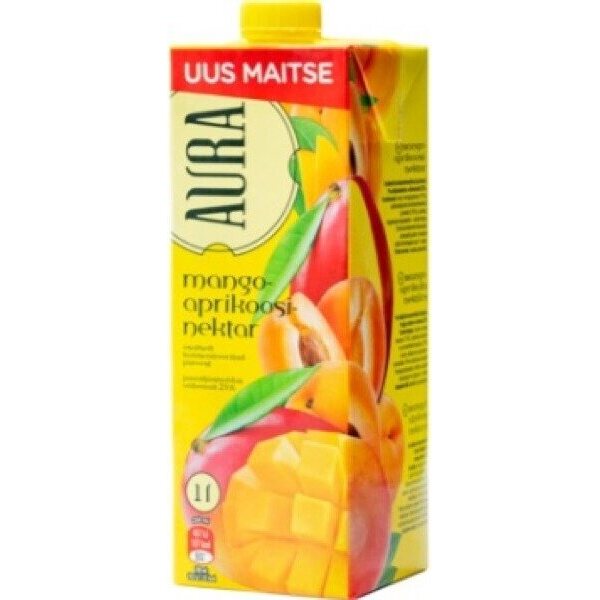 AURA Mango-aprikoosi nektari 1l