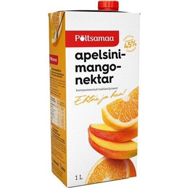 Pöltsamaa Appelsiini-mango nektari 1l