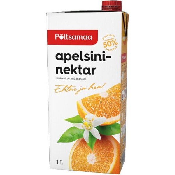 Pöltsamaa Appelsiini-viinirypäle-passionmehu 2l