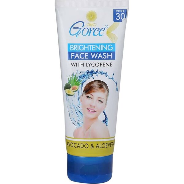 GOREE WHITENING FACE WASH WITH LYCOPENE (AVOCADO&ALOEVERA)