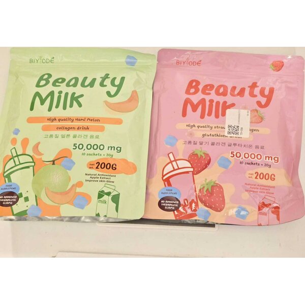 BEAUTY MILK PREMIUM JAPANESE GLUTATHIONE DRINK 10pcsx20g