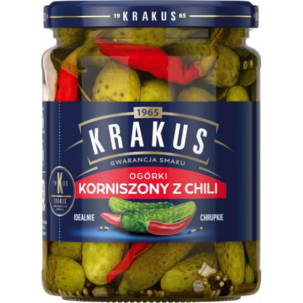 Krakus Krakus Maustekurkut Tulisen chilin Kera 500g