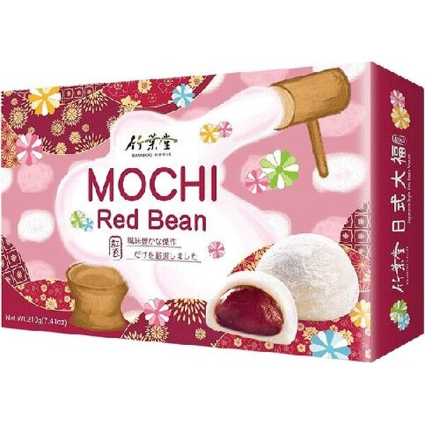 Bamboo House Japanilaistyylinen Punainen Papu Mochi 210g