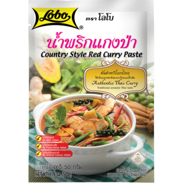 LOBO Country Style Red Curry Paste 50g