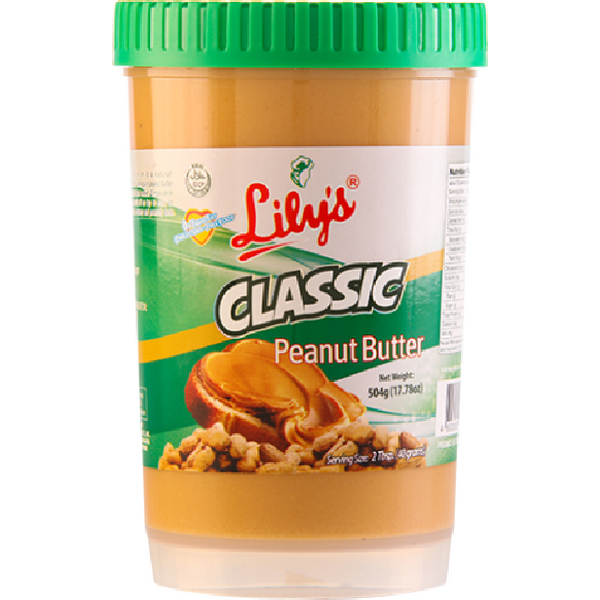 Lily`s Classic Peanut Butter 504g