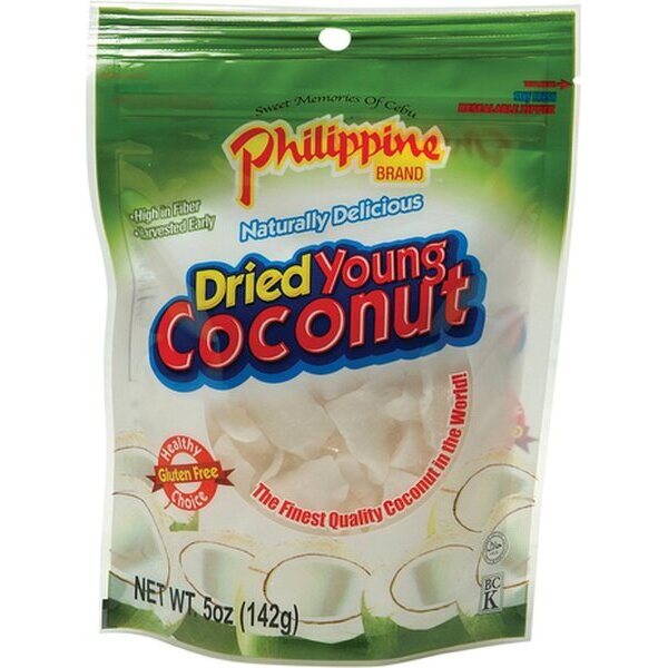 Philippine Brand DRIED YOUNG COCONUT 142 G