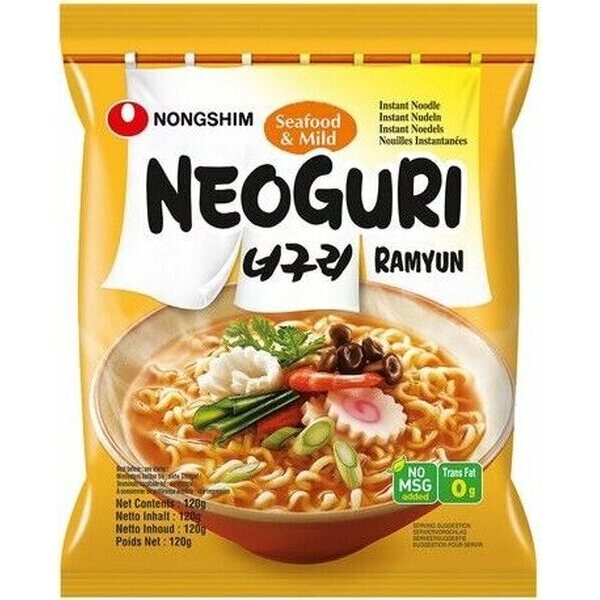 NONGSHIM NEOGURI RAMYUN SEAFOOD FLAVOR (MILD) 120G