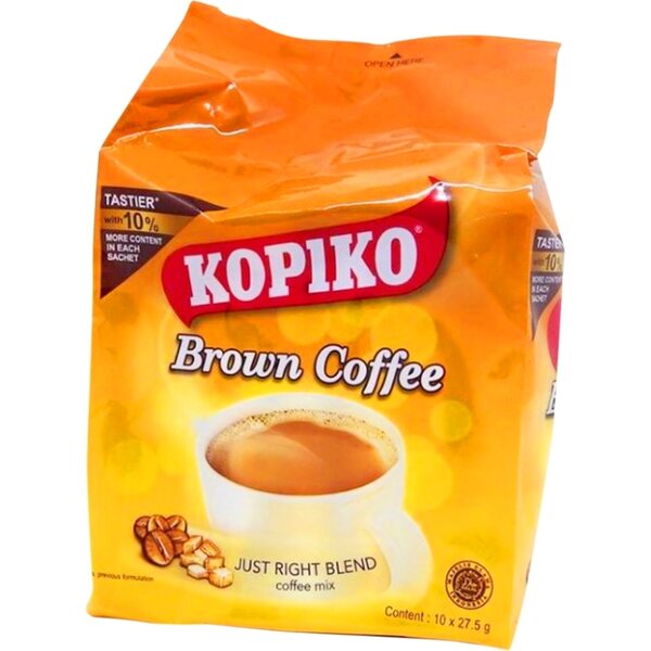 Kopiko ruskea 10x27.5gms