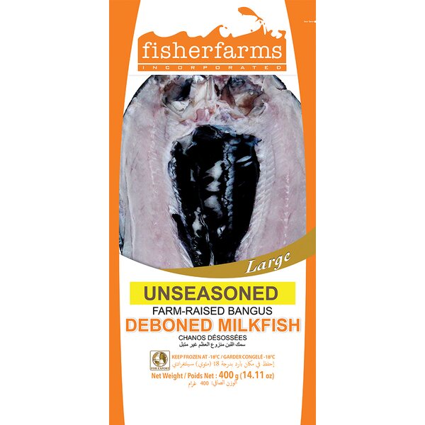 Fisherfarms UNSEASONED DEBONED MILKFISH 400G