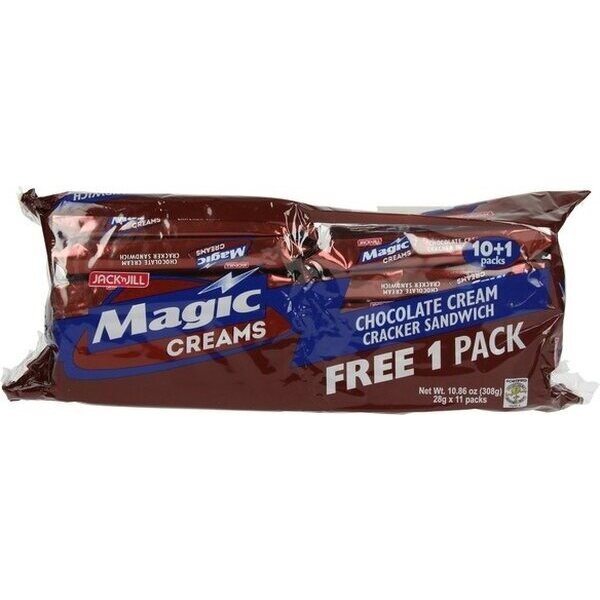 Jack and Jill MAGIC CREAMS - SUKLAATÄYTEKEKSIT 10 X 28 G