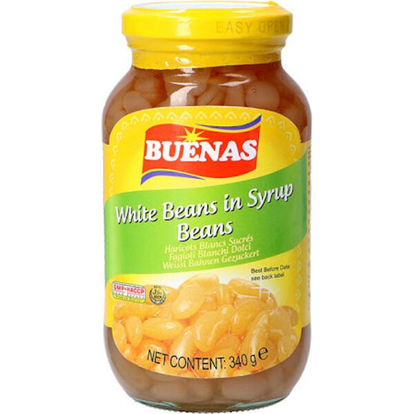 Buenas WHITE BEANS IN SYRUP 340G