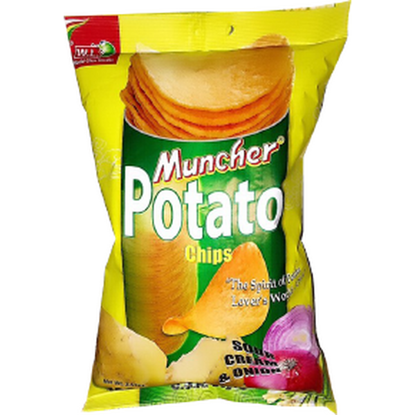 Muncher Potato Chips (sour cream&onion)