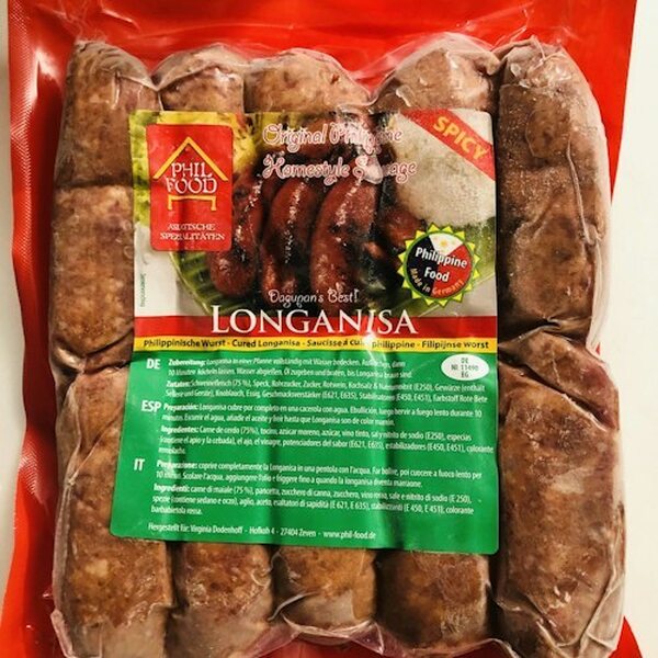 PHIL FOOD DAGUPAN'S BEST LONGANISA (SPICY) 500g