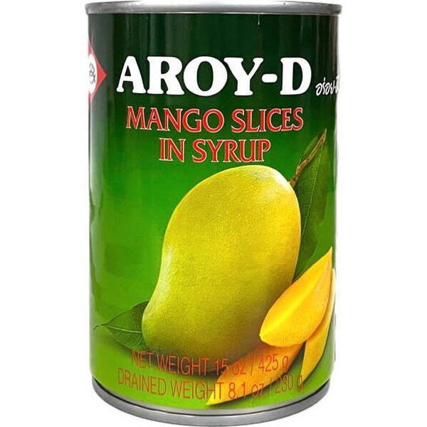 AROY-D MANGO SLICES IN SYRUP 425G