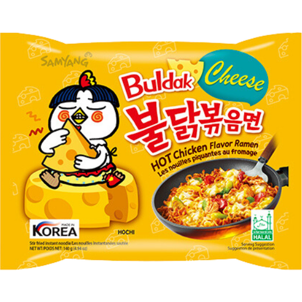 SAMYANG BULDOK HOT CHICKEN RAMEN FLAVOUR (CHEESE) 140g