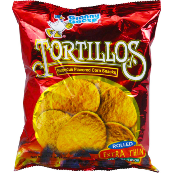 Granny Goose Tortillos barbeque corn snacks